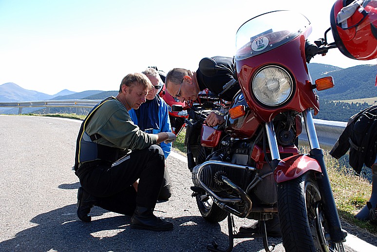 Lutz Junge und Freunde in den Pyrenen