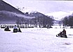  ... sicherheitshalber habe ich mich mit anderen zusammen- geschlossen ... bei der Motorschlittenfahrt durch den 'PARQUE NACIONAL TIERRA del FUEGO' (Nationalpark FEUERLAND)_ARGENTINA 1986_Jochen A. Hbener